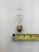 Abco 03473 60 Watt 130 VAC 60Hz Clear Incandescent Light Bulb 645 Lumens (Pack of 2)