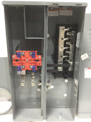 Square D SC8L125S 125 Amp, 8-Space, 8-Circuit Outdoor Combination Meter Socket and Main Lug Load Center