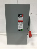 GE THN3363 100 Amp 3 Pole 600V Heavy Duty Non-Fused Nema1R Safety Switch