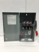 GE THN3363 100 Amp 3 Pole 600V Heavy Duty Non-Fused Nema1R Safety Switch