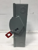 GE THN3363 100 Amp 3 Pole 600V Heavy Duty Non-Fused Nema1R Safety Switch