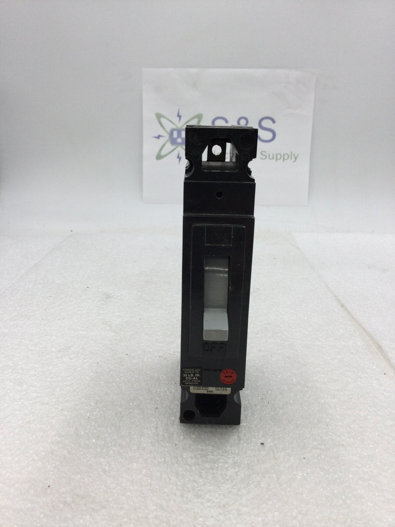 GE General Electric TED TED113030 1 Pole 30 Amp 240v Circuit Breaker