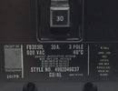 Westinghouse FB3030L 30 Amp 3 Pole 600V Circuit Breaker