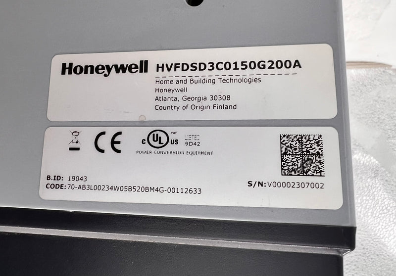 Honeywell HVFDSD3C0150G200A Variable Frequency Drive 11Kw 380-480 VAC 23A