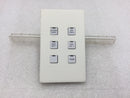 Savant/Lifetouch Low Voltage Control Station/ Low Voltage Dimmer Control Station With Cover 6 Position