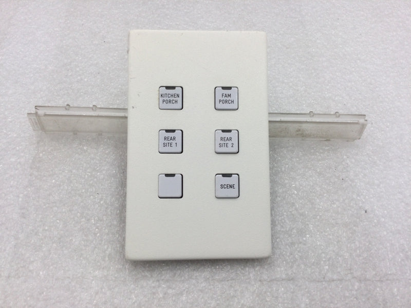 Savant/Lifetouch Low Voltage Control Station/ Low Voltage Dimmer Control Station With Cover 6 Position