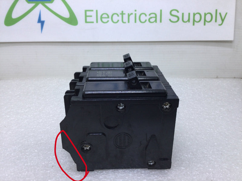 ITE QP3-B090 90 Amp 3 Pole 240V Type EQ-P Breaker - Cosmetic Flaw