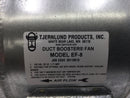 TJERNLUND Products EF-8 Duct Booster Fan 325 CFM 8" Duct Air Flow 120 VAC