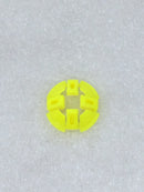 Lot of 32 Mixed Brands 3/4" Plastic Yellow Button Push-In Connectors for NM/Romex Cables