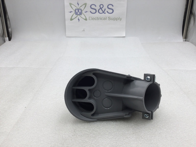 Arlington PVC1040 PVC Service Entrance Cap 3 Hole for Mast Sizes 1-1/4" and 1-1/2"