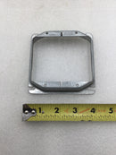 Lot of 10 Mixed Brands 3/4" Raised 4" Square Two Gang Mud Ring