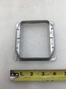 Lot of 10 Mixed Brands 3/4" Raised 4" Square Two Gang Mud Ring