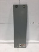 Eaton MBB1224B100BCS Cover Only 100 Amp 12 Space/24 Circuit 120/240 VAC 7" X 23.75"