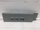 Eaton MBB1224B100BCS Dead Front Cover Only 100 Amp 12 Space/24 Circuit 120/240 VAC 6.5" X 23.75"
