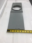 Eaton MBB1224B100BCS Meter Socket Cover Only 100 Amp  Circuit 120/240 VAC 7" X 23.5"