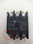 Carlo Gavazzi GDP603 60A 3 Pole 600V Definite Purpose Contactor w/120V Coil-Flaw