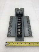 Federal Pacific 100 Amp 8 Space MBO Circuit Breaker Interior Load Center Guts Only 7" X 14"