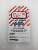 Master Lock 497AX Heavy Duty Do Not Operate Bilingual Lock Out Tags