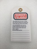 Master Lock 497AX Heavy Duty Do Not Operate Bilingual Lock Out Tags