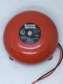 System Sensor SSM24-6 24 VDC  6" Fire Alarm Bell without Back Box