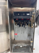 GE General Electric THN3362RSS 60 Amp 600V/250VDC 3 Pole Non Fused Type 1 Safety Switch