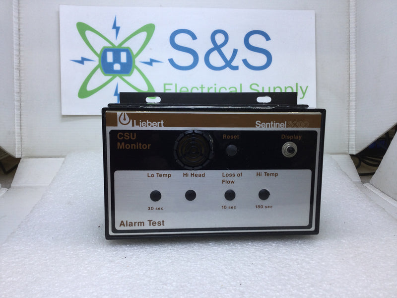 Liebert CSU-3000 Sentinel 3000 Alarm Test CSU Monitor 24 VAC