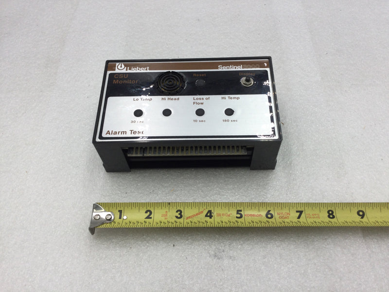 Liebert CSU-3000 Sentinel 3000 Alarm Test CSU Monitor 24 VAC