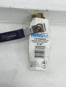 NIBCO T-FP-600A 1/4" brass ball valve - LOT of 6
