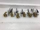 NIBCO T-FP-600A 1/4" brass ball valve - LOT of 6