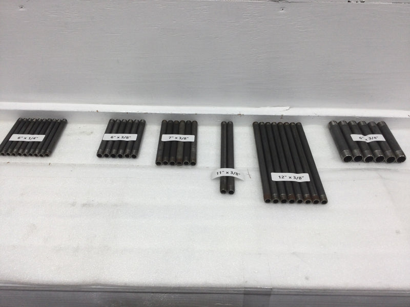 Threaded Iron Pipe - Lot of 38