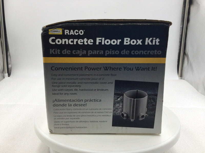 Hubbell Raco 5511 Round Concrete Floor Box Kit