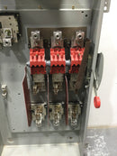 Eaton/Cutler-Hammer DH365NRK 400 Amp 3 Pole 600VAC Heavy-Duty Safety Switch Fuse Type 3Rd Disconnect