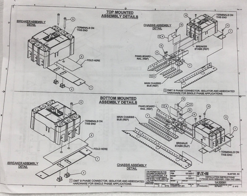 EATON   PRL1X, PRL2X, PRL1a, PRL2a FILLER Complete Kit - 10 5/8" x 9"