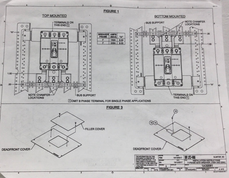 EATON   PRL1X, PRL2X, PRL1a, PRL2a FILLER Complete Kit - 10 5/8" x 9"