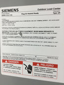 Siemens SNW1212L125 125Amp Nema 3R Outdoor MLO Load Center 12 Space/ 12 Circuit