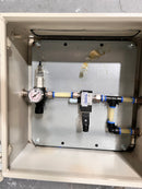 Rittal Enclosure AE1380 with Three Counties Fluid Power Pneumatic Control Valves