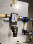 Rittal Enclosure AE1380 with Three Counties Fluid Power Pneumatic Control Valves