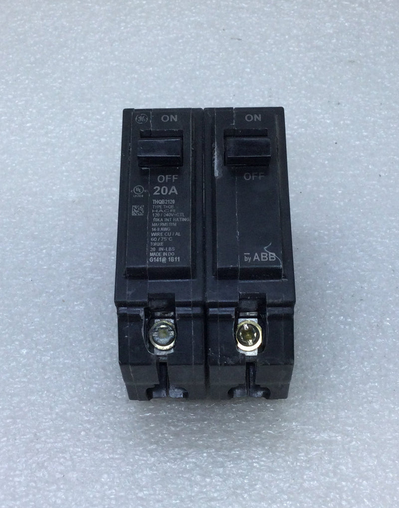 GE THQB2120 20 Amp 2-Pole 240V Breaker