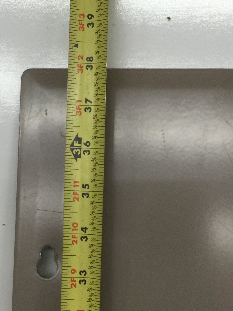 Eaton/Cutler Hammer 225A 42 Space 120/240V Load Center Door w/Main 38" x 15 3/8"