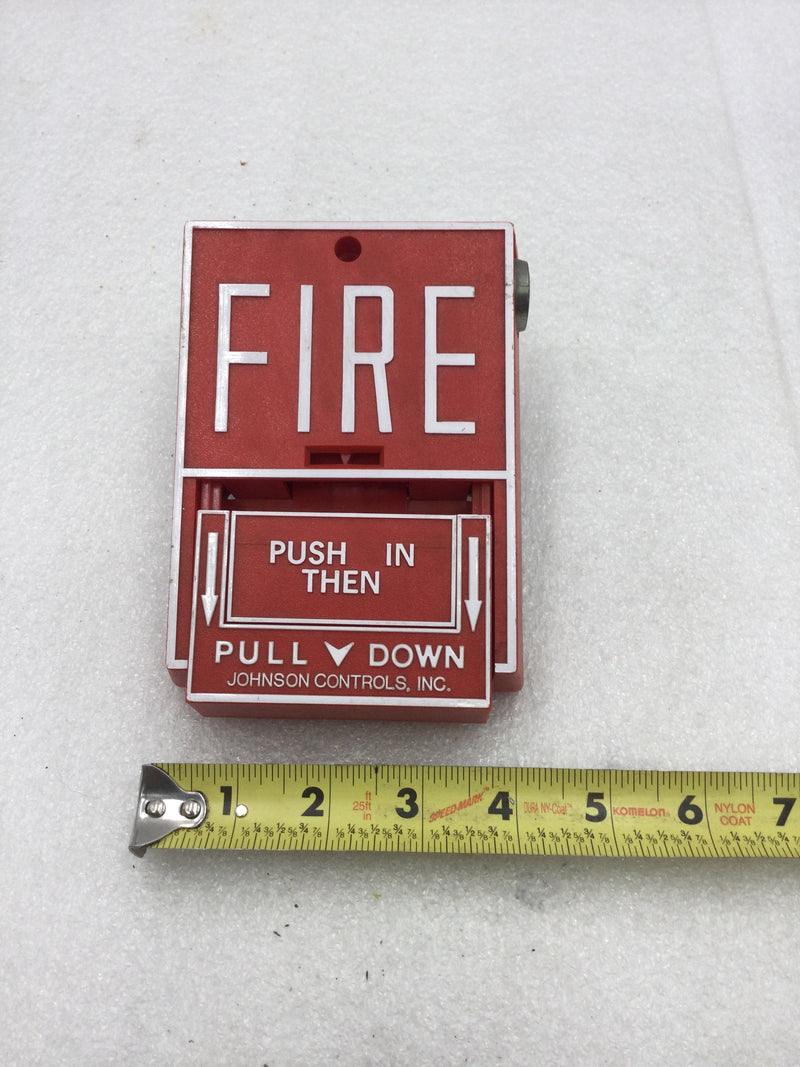 Johnson Controls Fire Alarm Pull Station with M501MJ Addressable Monitor Module
