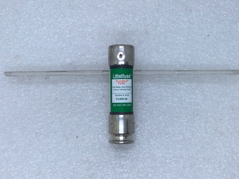 Littelfuse SLO-BLO FLNR-50 50 Amp 250V Dual Element Class RK5 Fuse