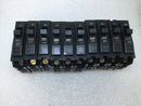 Lot of 10 - Square D QO120 20 Amp 1 Pole 120/240VAC Type QO Circuit Breaker - Black Face