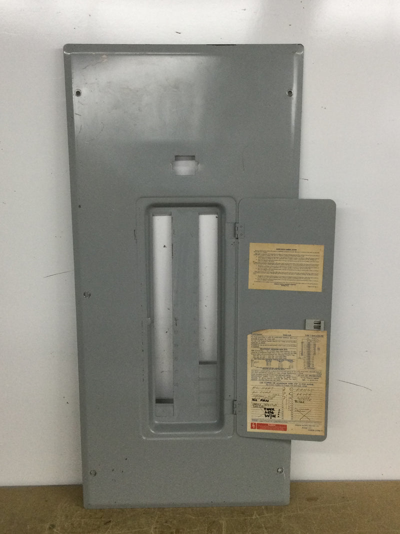 Federal Pacific Stab-Lok Cover/Door Only Type 1 30 Space 200 Amp 120/240V 1 Phase 3 Wire 33 1/8" x 15 1/2"