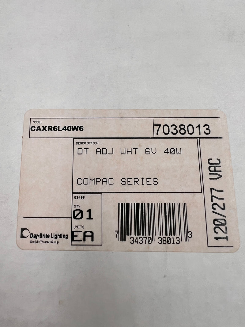 Mcphilben CAXR6L40W6 CAX6 Series Emergency Light