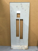 Dead Front Only with Main 40 Space 36 1/4" x 13 3/4"