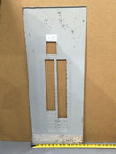Dead Front Only with Main 40 Space 36 1/4" x 13 3/4"