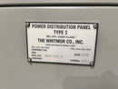 Eaton AQB-A101 8 Circuit 3 Phase Power Distribution Panel 225A 20"x7"x34.75"