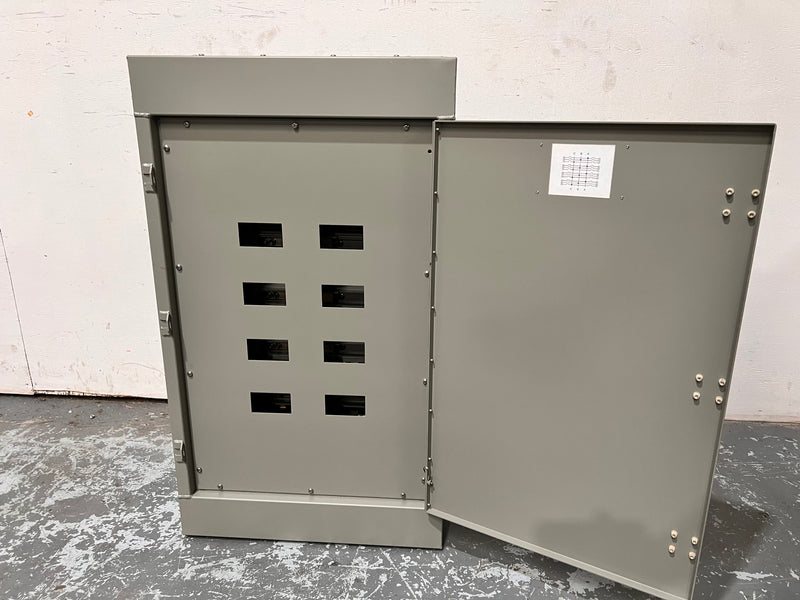 Eaton AQB-A101 8 Circuit 3 Phase Power Distribution Panel 225A 20"x7"x34.75"