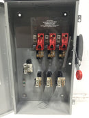 Eaton DH364NRK 200 Amp 3PH 600V Nema 3R Fused Heavy Duty Safety Switch