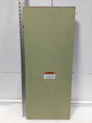 Siemens PW3040B1200CU 200 Amp 30 Space 120/240V Panel Cover 35" x 14 5/8"